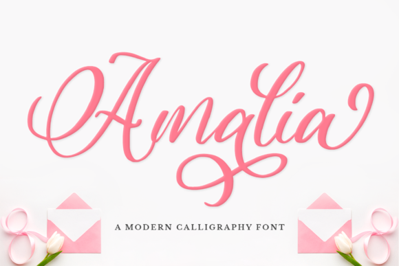 Amalia: The Romantic Script for Modern Design