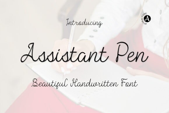 Assistant Pen: The Natural Handwritten Font for Modern Designs