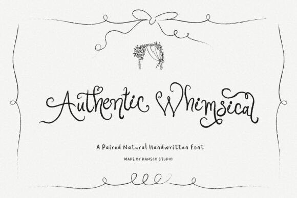 Authentic Whimsical: A Curly Font with Magical Swashes