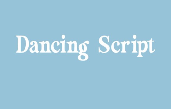 Dancing Script: A Font with Genuine Charm