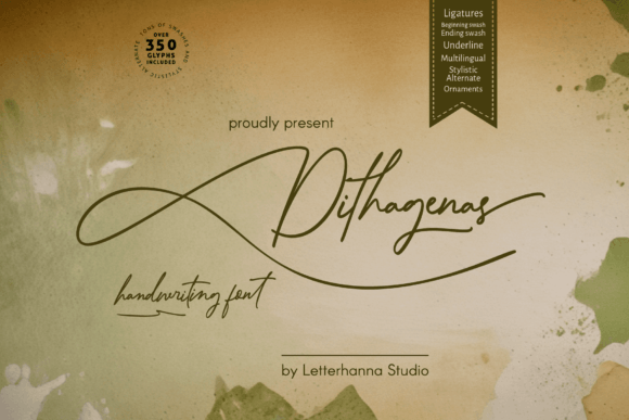 Embrace Dithagenas: The Handwritten Script for Authentic Design