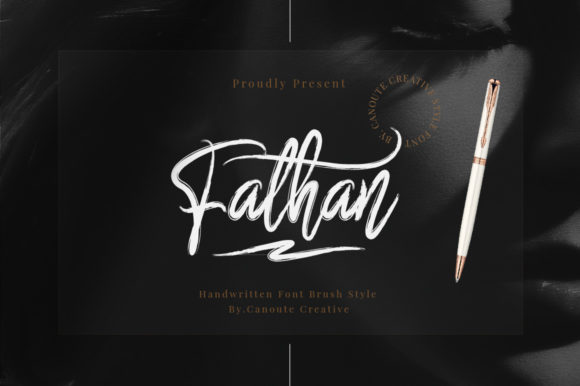 Fathan: A Handwritten Font for Elegant & Authentic Design