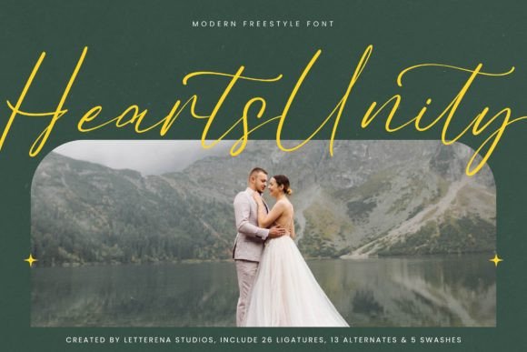 Hearts Unity: A Modern Script for Timeless Branding