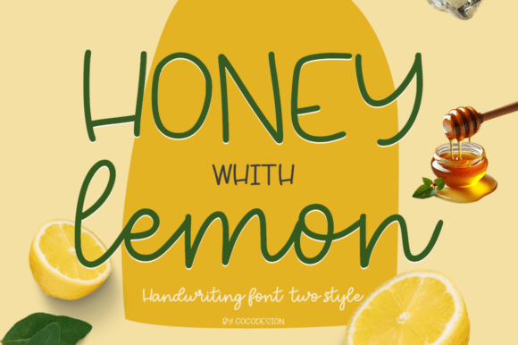 Honey Lemon: A Sweet Handwritten Script Font for Crafters & Creators