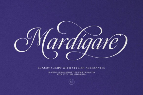 Mardigare: Elevating Brand Identity with a Luxury Script