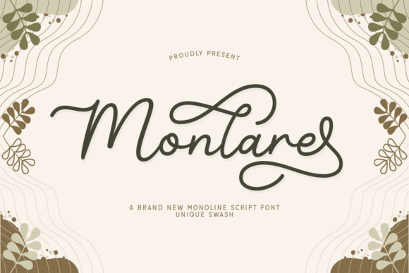 Monlare: A Monoline Script for Modern Elegance