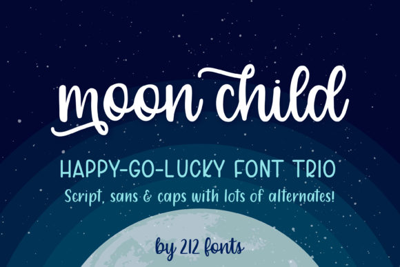 Moon Child: The Joyful Handwritten Font for Modern Creatives
