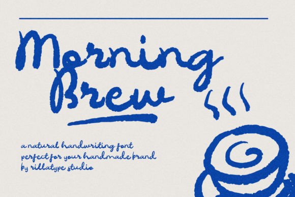 Morning Brew: The Handwritten Font for Cozy Design