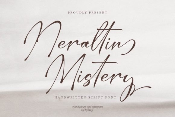 Neraltin Mistery: A Script Font That Whispers Elegance