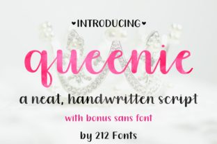 Queenie: The Handwritten Typeface for Authentic Design