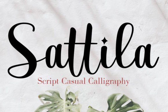 Sattila: The Calligraphic Font for Luxury Branding