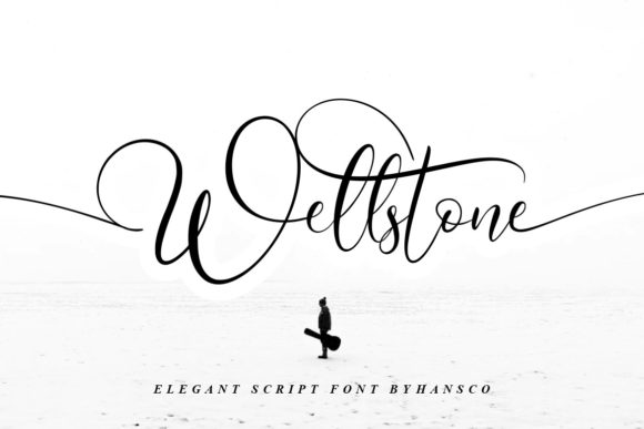 Wellstone: A Script Font That Brings Luxury and Flow to Your Designs